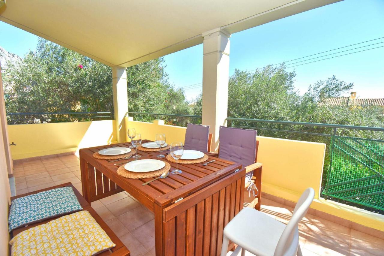 Apartamento Pebbles And Sea At Barbati With Shared Pool Exterior foto