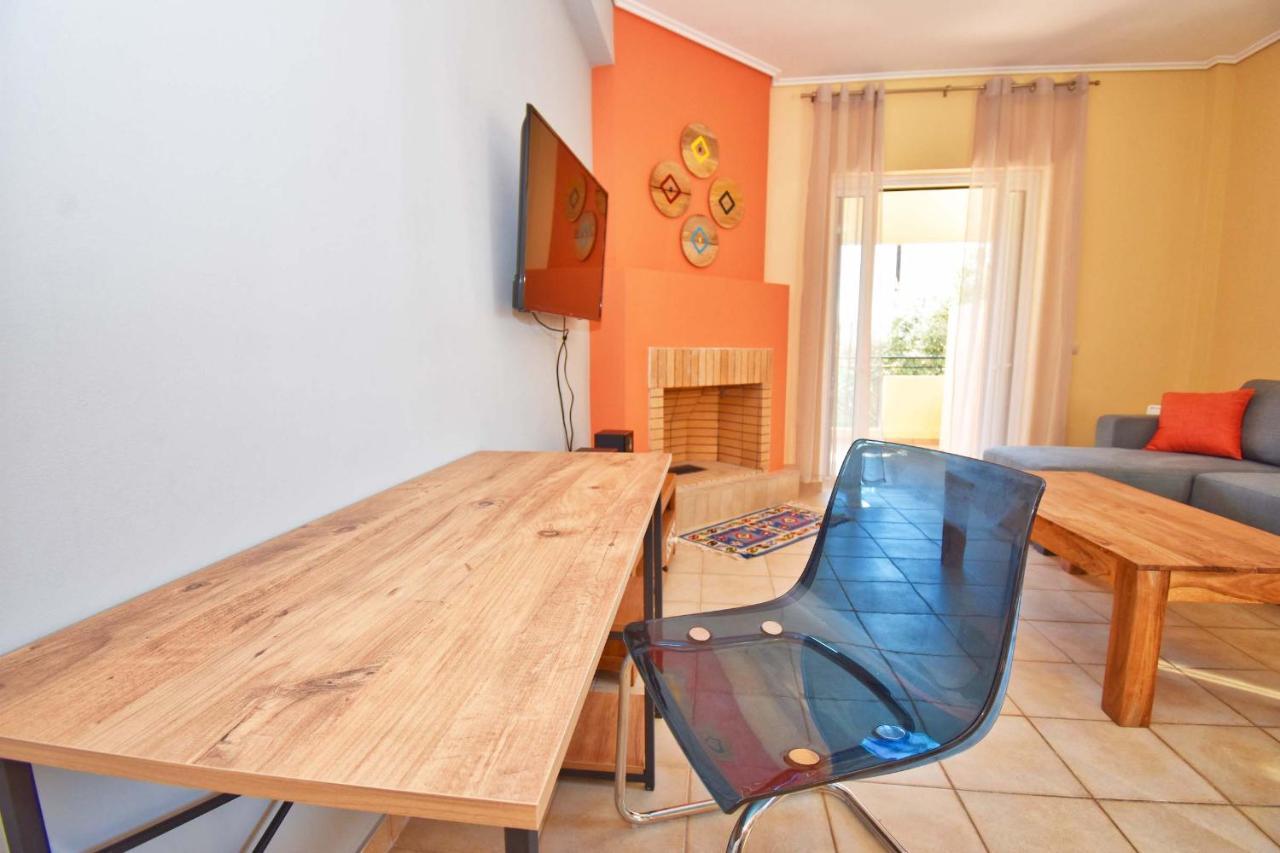 Apartamento Pebbles And Sea At Barbati With Shared Pool Exterior foto